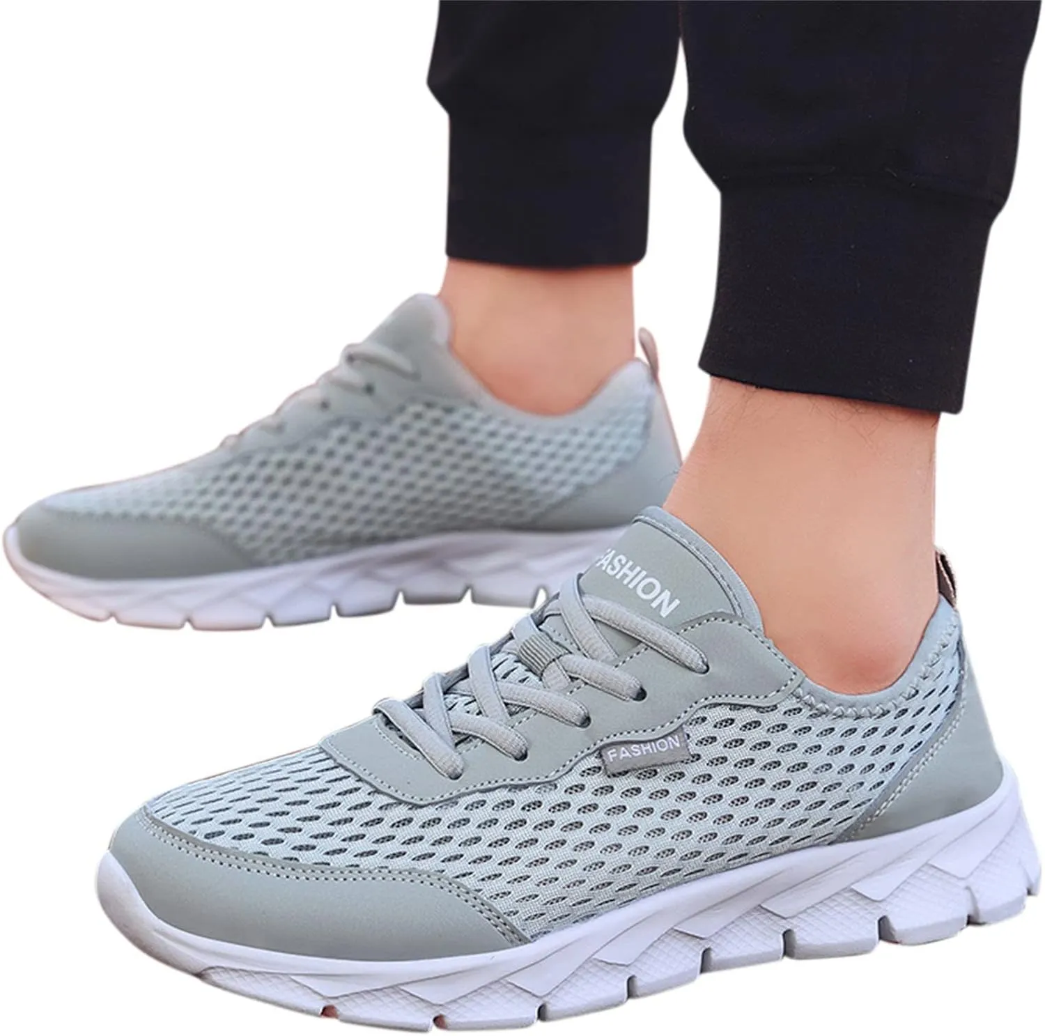 Women's Lace Up Walking Shoes Running Comfortable Tennis Womens Tennis Shoes Mesh Men Shoes Casual White Platform Sneakers Waterproof Tennis Shoe Cross Trainer Shoe