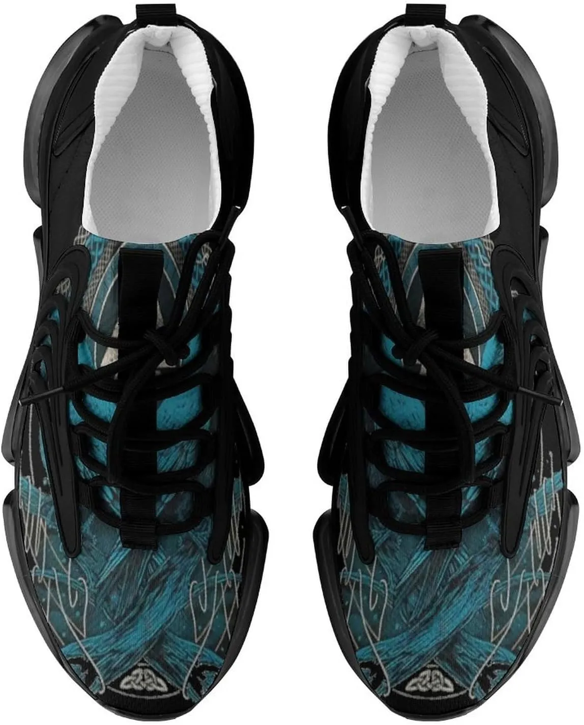 Womens Men's Viking Fashion Sneakers Non Slip Breathable Running Shoes Lightweight Gym Workout Shoes