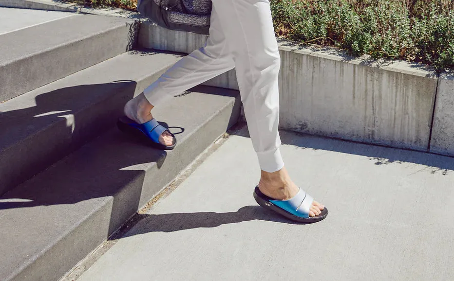 WOMENS OOAHH LUXE SLIDE SANDAL- FROST