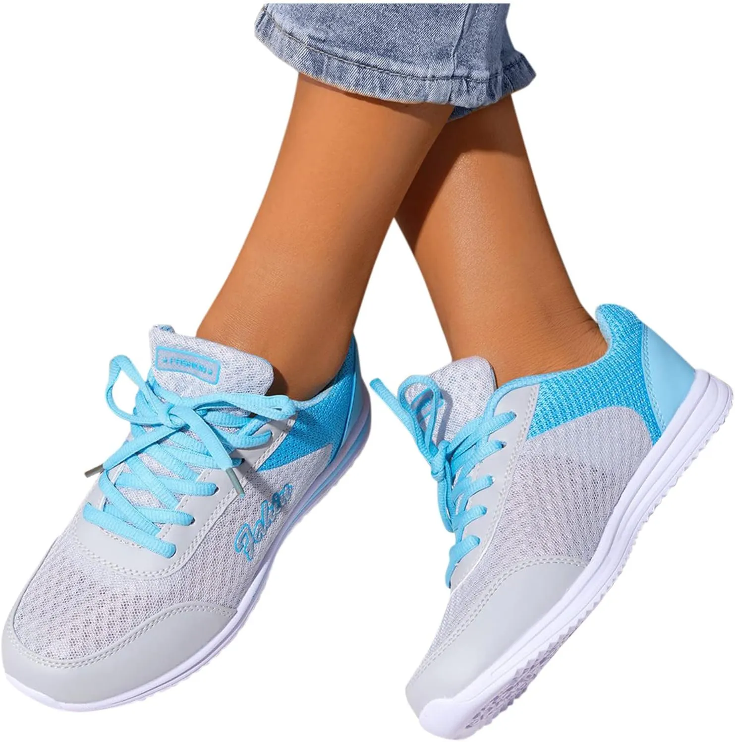 Women's Running Walking Tennis Shoes Comfortable Lace Up Mens Dress Shoes Mesh Breathable Ladies Shoes Casual Chunky Sneakers Black Tennis Shoe Trainers Shoe