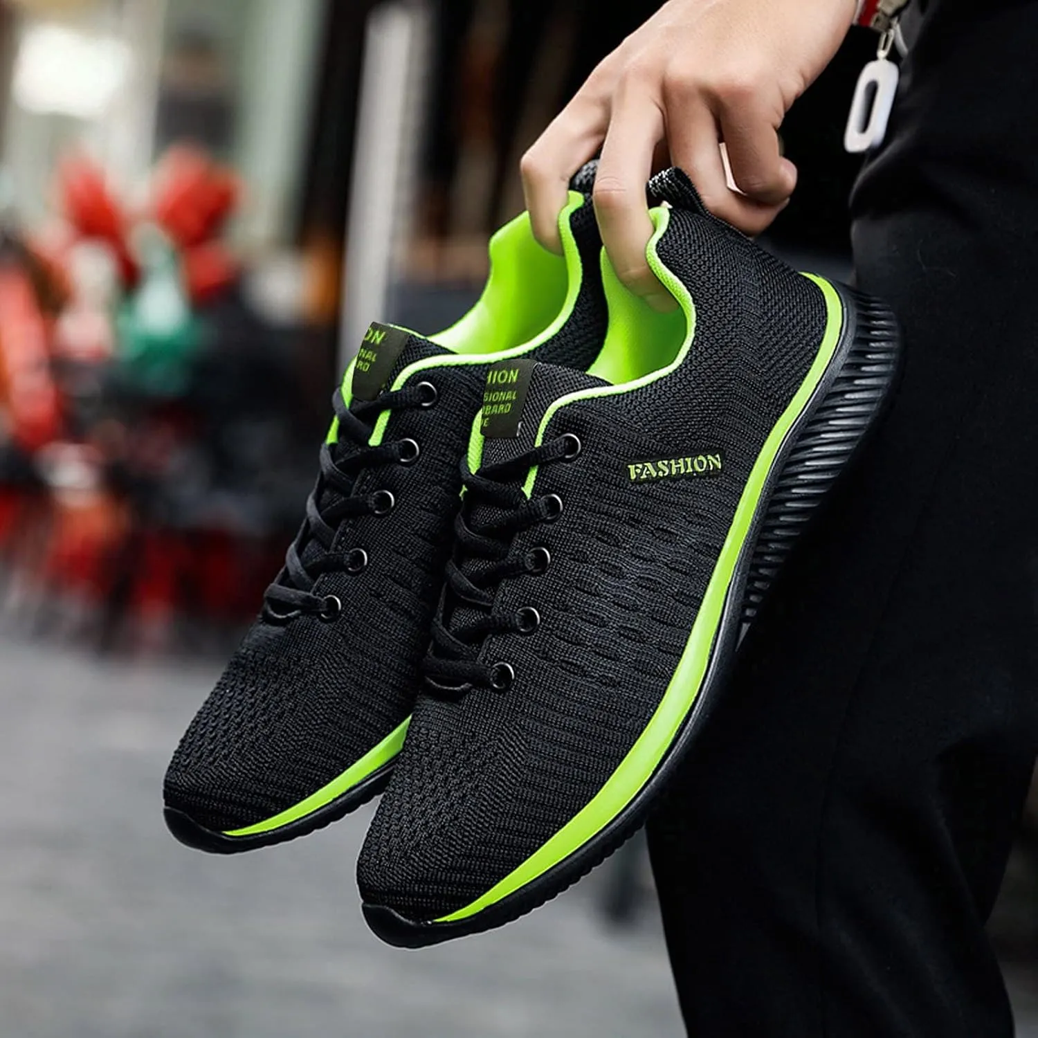 Womens Sneakers Air Cushion Running Shoes Lace Up Running Shoes for Women Lightweight White Casual Shoes White Platform Sneakers Waterproof Tennis Shoe Cross Trainer Shoe