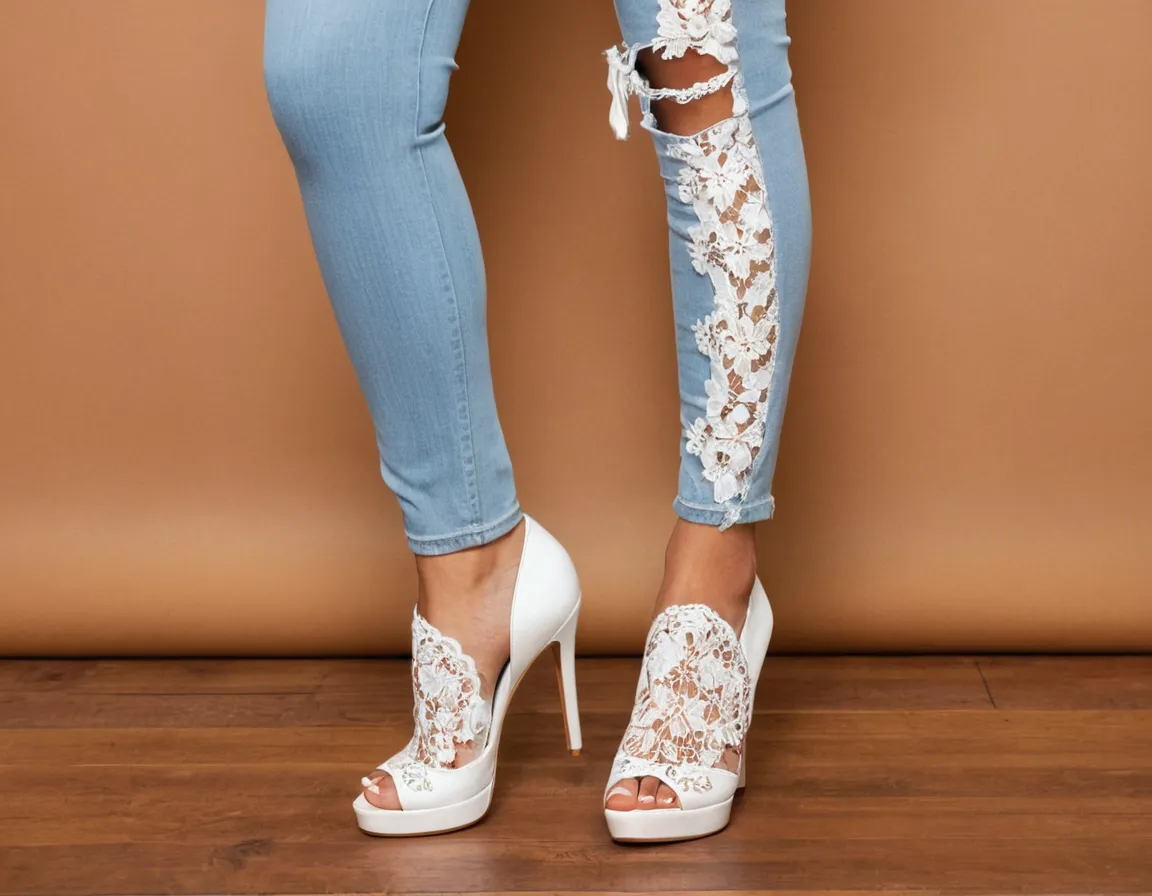 Women's Tide Fit Lace Up Skinny Jeans - GlamzLife