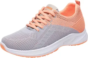 Womens Walking Shoes Lace Up Lightweight Memory Foam Cheer Mens Running Shoes Sports Shoes Casual Slip On Sneakers Platform Tennis Shoe Trainers Shoe