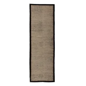Zameen Patterned Modern Wool Rug - 3'6" x 11'1"